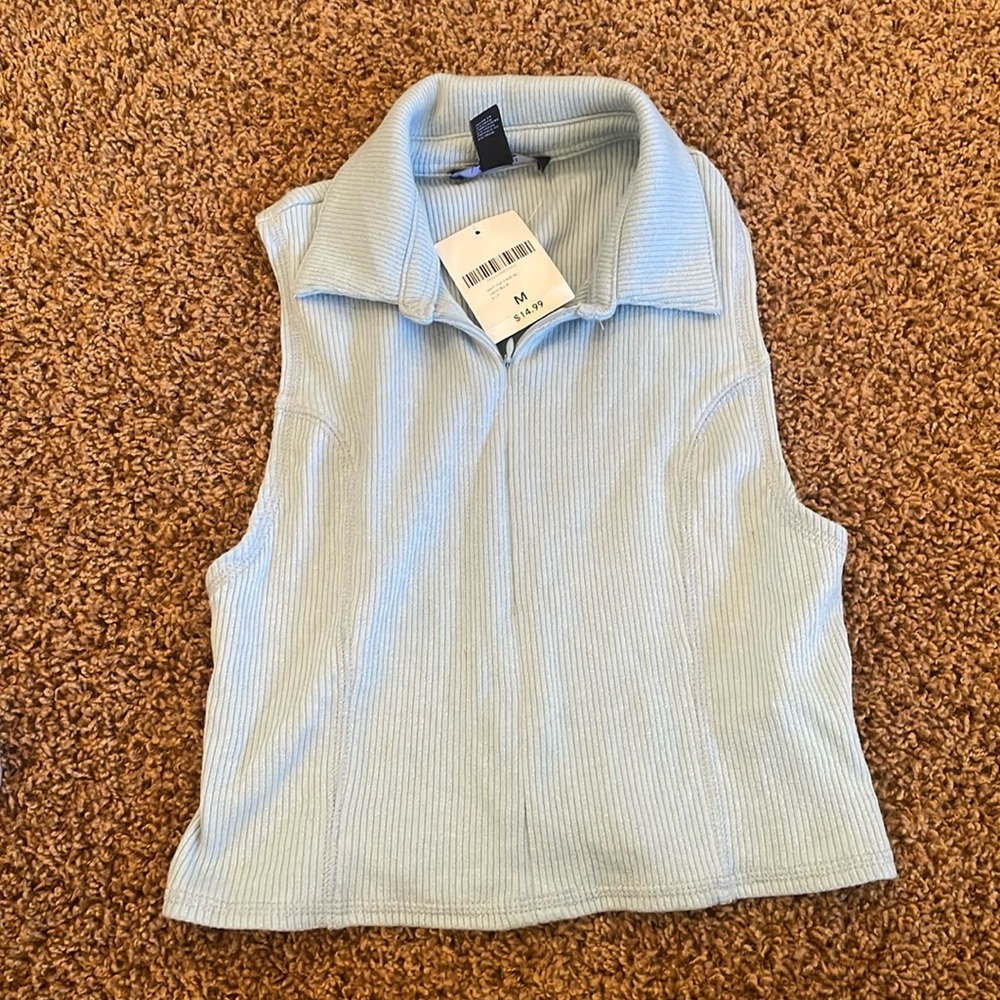 Forever 21 Blue Crop Top